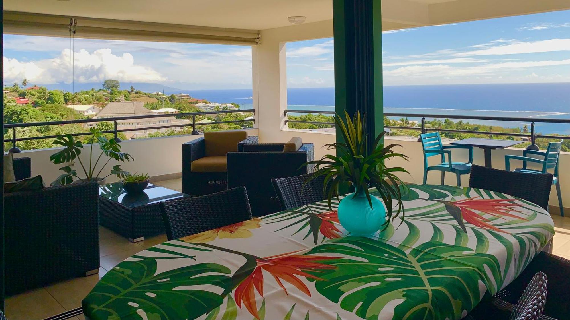 Kaili Ocean View Luxury 2Br Ac Throughout Fiber Wifi & Pool Apartment Papeete  Exterior photo